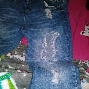 Refuge ripped skinny jeans